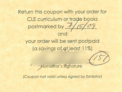 Free shipping coupon from Christian Light Publications