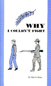 [Why I Couldn't Fight (by Lloy A. Kniss)]