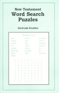 [New Testament Word Search Puzzles (by Gertrude Knabbe)]
