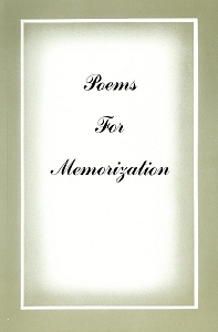 [Poems for Memorization (by )]
