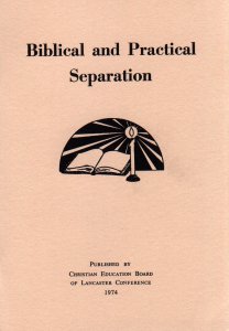 [Biblical and Practical Separation]